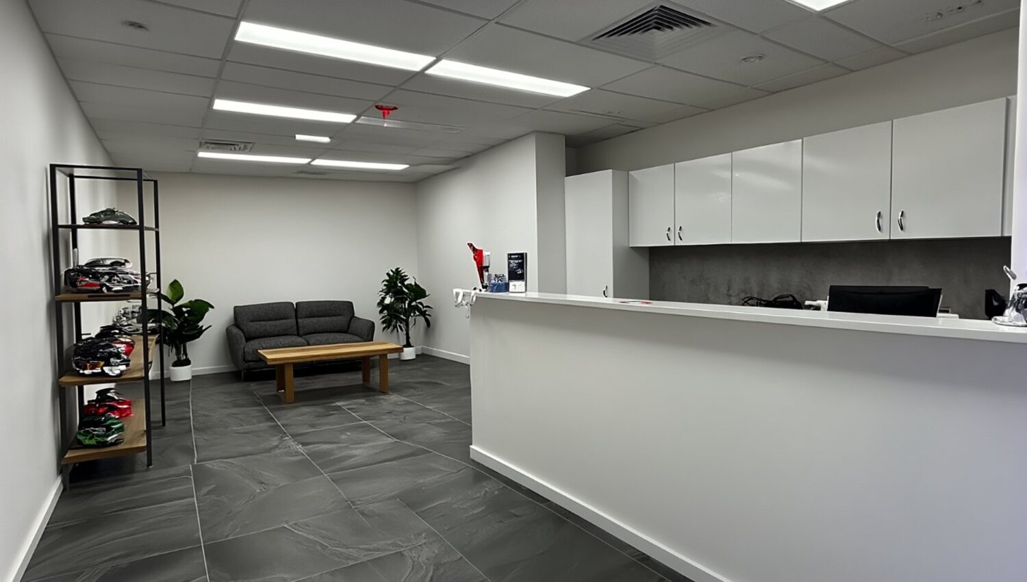 All Gosford Smash Repairs reception and customer waiting area